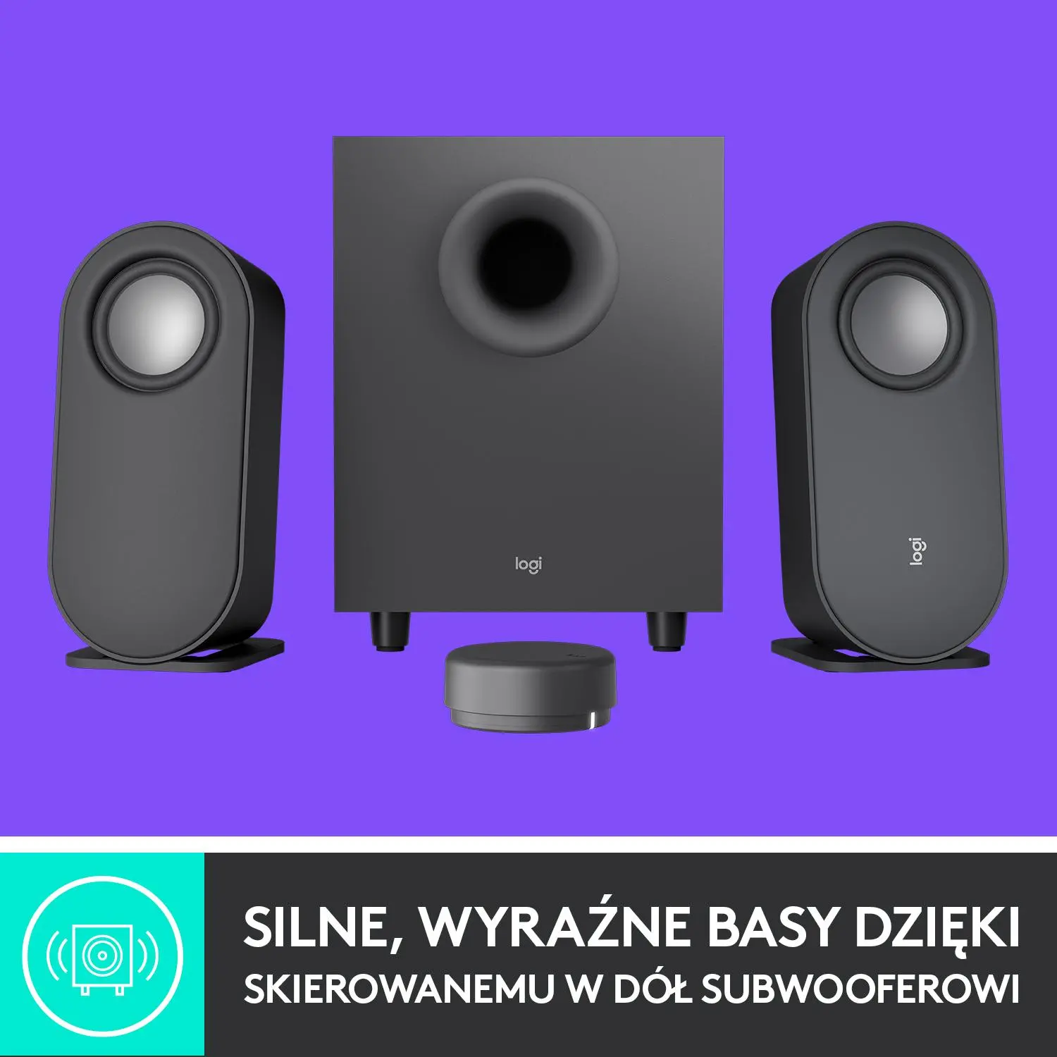 Głośniki Logitech Z407 2.1 Czarny