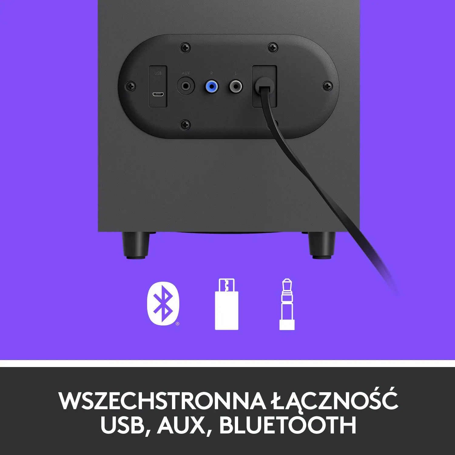 Głośniki Logitech Z407 2.1 Czarny