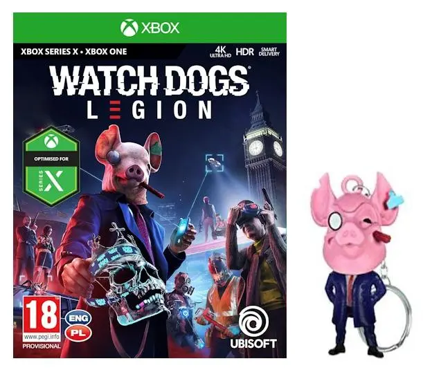 Watch Dogs Legion + brelok Gra na Xbox One (Kompatybilna z Xbox Series X)