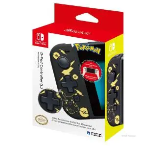 Kontroler Hori Switch D-PAD Kontroler lewy Pikachu Black & Gold do Nintendo Switch Przewodowy