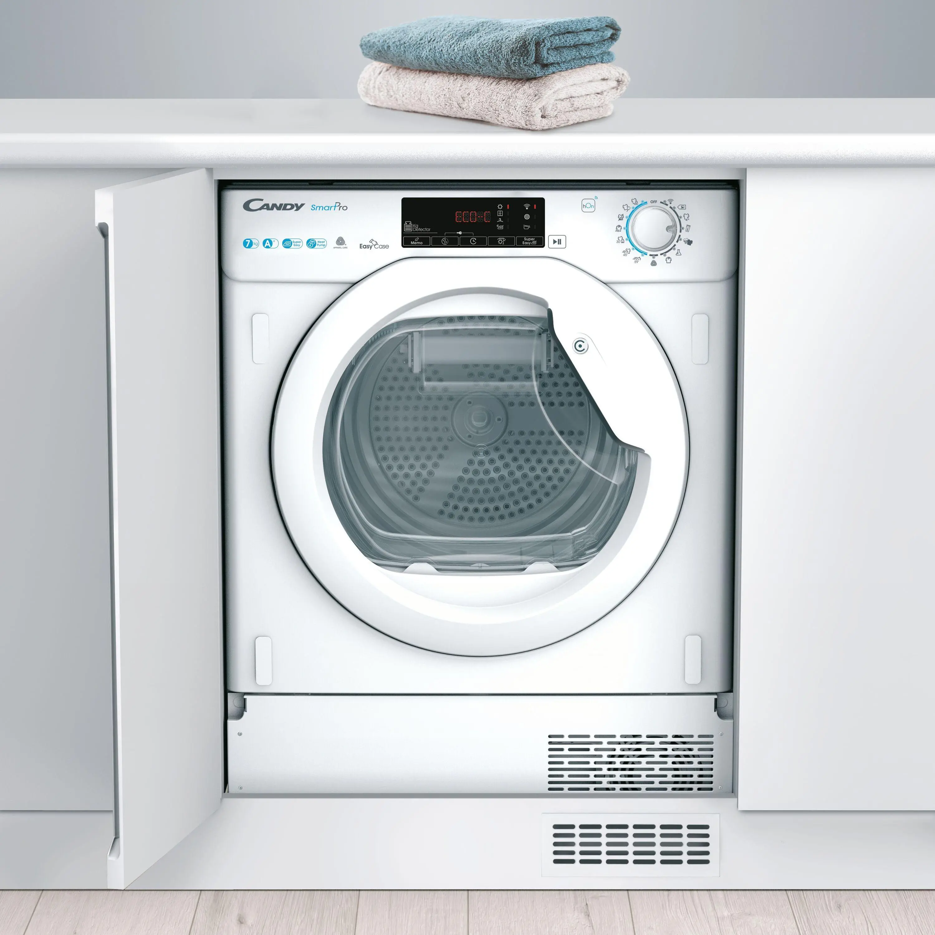 Suszarka Candy BCTD H7A1TE-S 48,7cm 7kg Zdalne sterowanie
