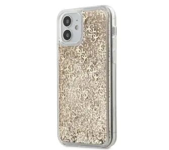 Etui Guess Liquid Glitter GUHCP12SLG4GSLG do iPhone 12 mini