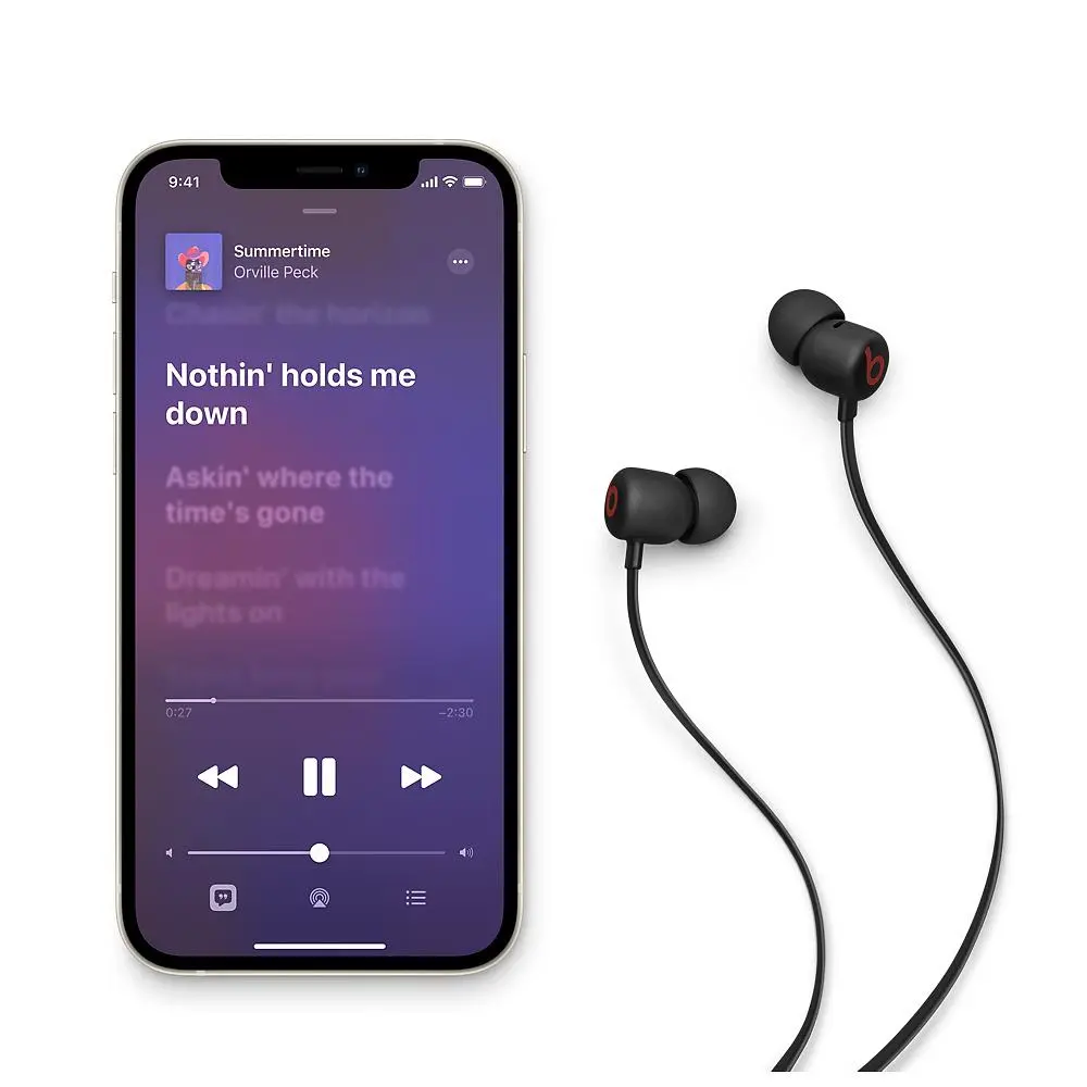 Słuchawki bezprzewodowe Beats Beats Flex Dokanałowe Bluetooth 5.0 Czarny