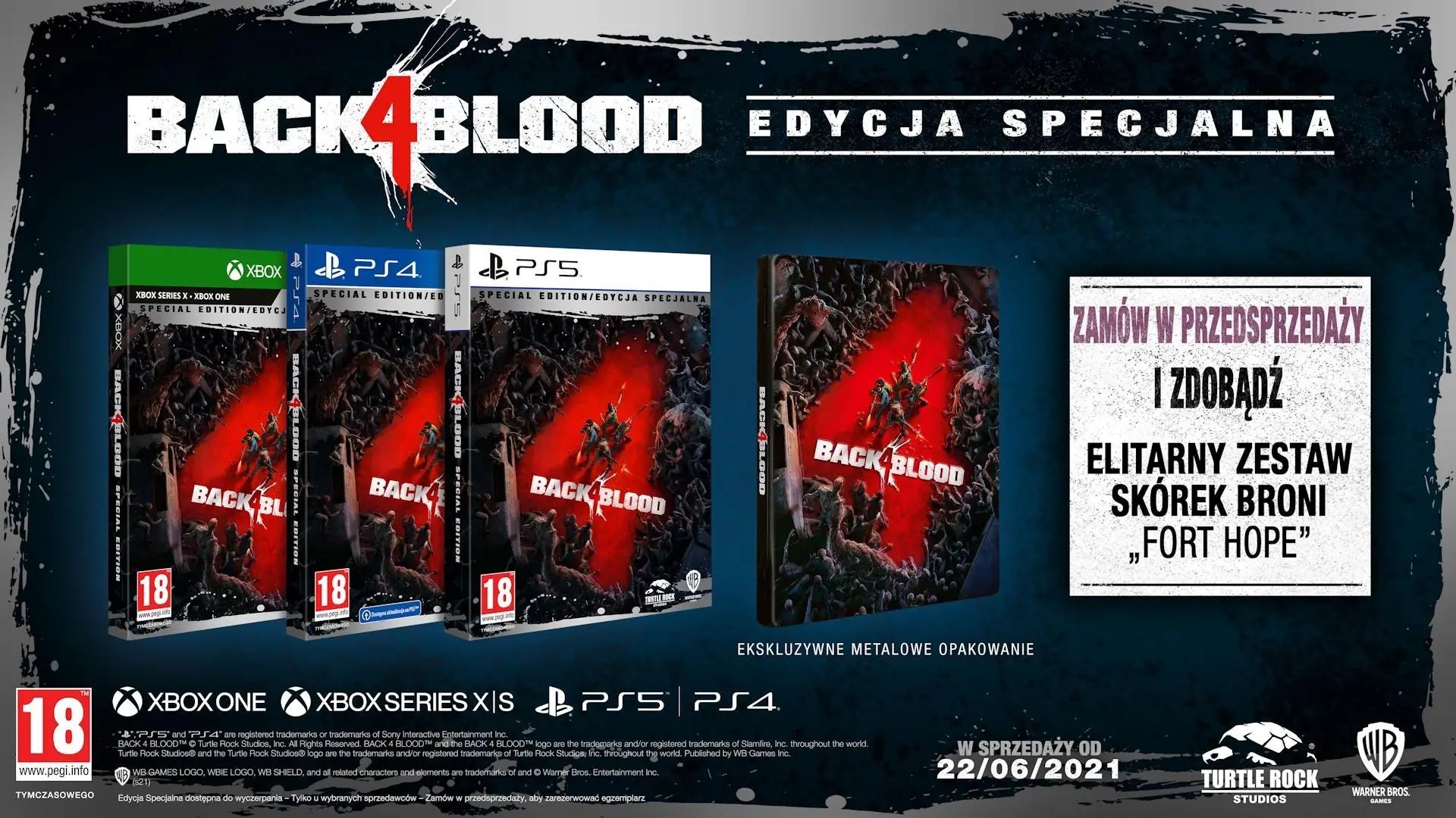 Back 4 Blood Edycja Specjalna Gra na Xbox One (Kompatybilna z Xbox Series X)