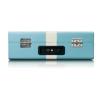 Gramofon Lenco TT-110BUWH Manualny Napęd paskowy Bluetooth Niebiesko-biały