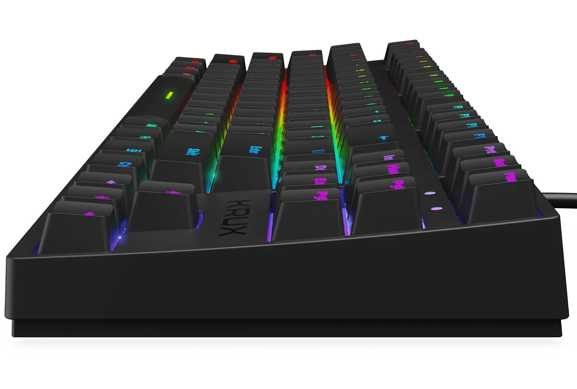 Klawiatura mechaniczna Krux Atax Pro RGB Outemu Red KRX0040 Czarny