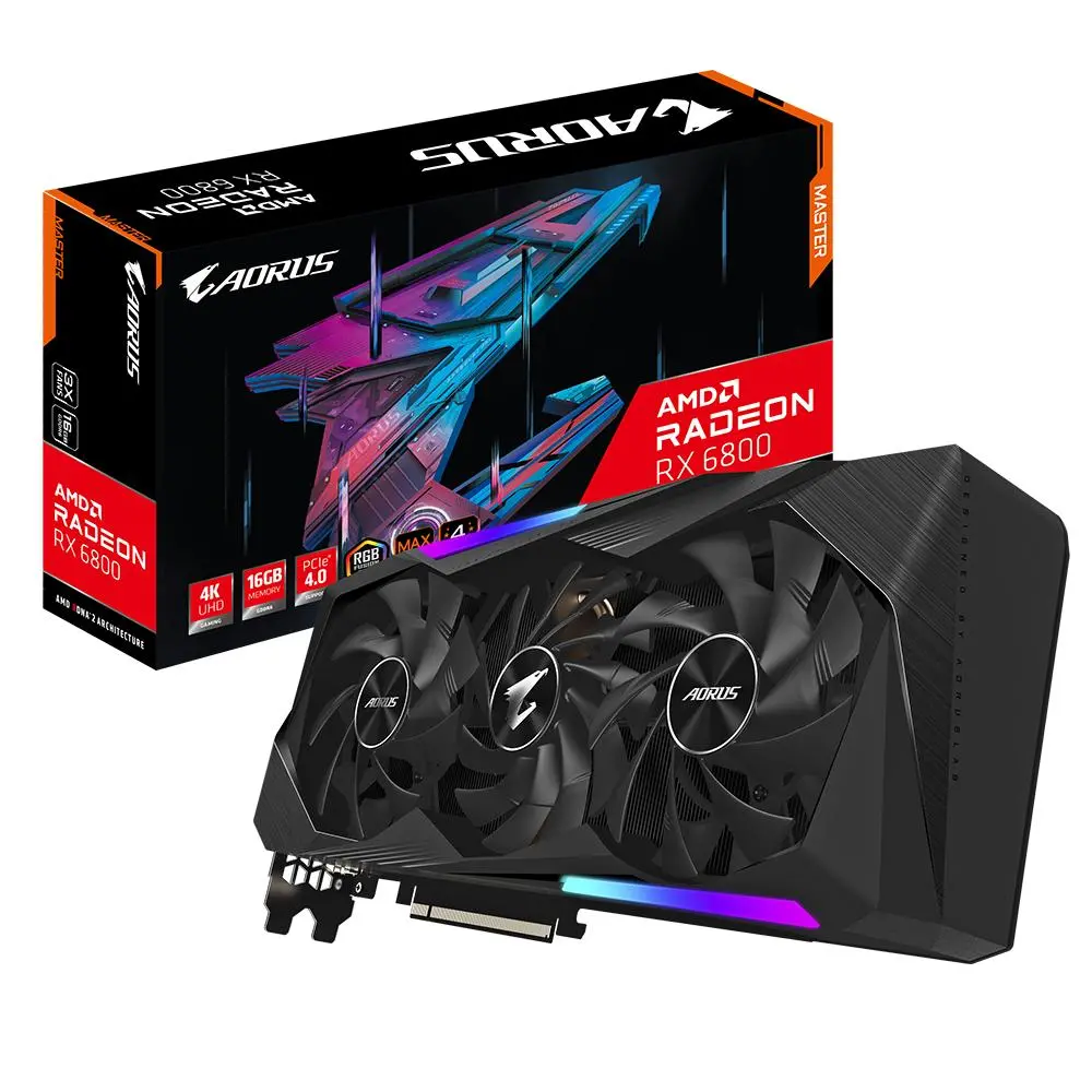 Karta graficzna Gigabyte AORUS Radeon RX 6800 MASTER 16GB GDDR6 256bit
