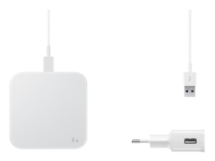 Ładowarka indukcyjna Samsung EP-P1300TWEGEU 9W z ładowarką sieciową Biały