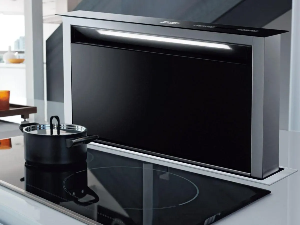 Okap blatowy Franke Downdraft FDW 908 IB XS Srebrno-czarny