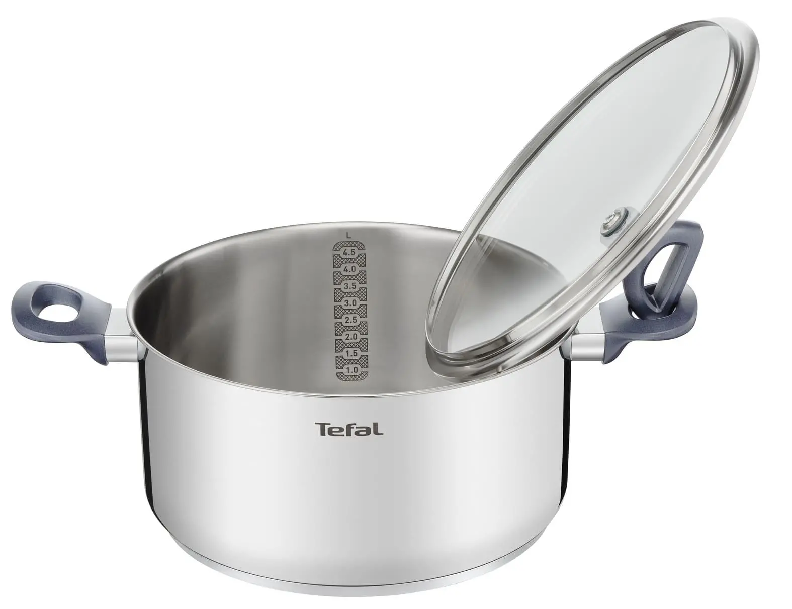Zestaw garnków Tefal Daily Cook G712SA55 Indukcja Stal nierdzewna 10 elementów