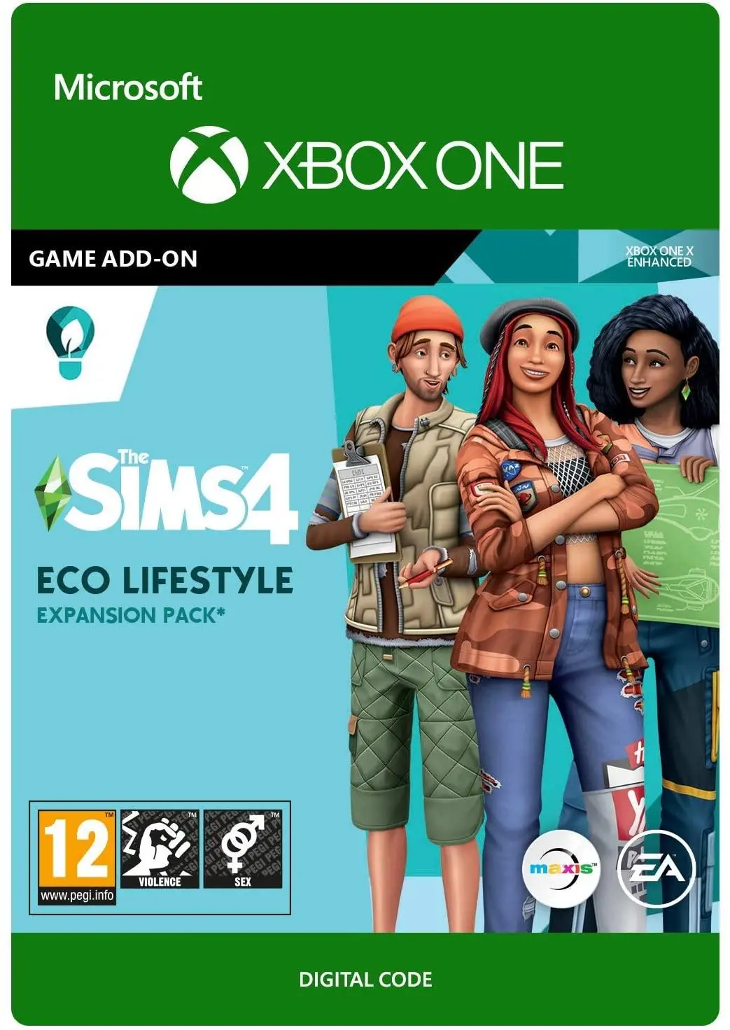 The Sims 4 - Życie Eko DLC [kod aktywacyjny] Xbox One