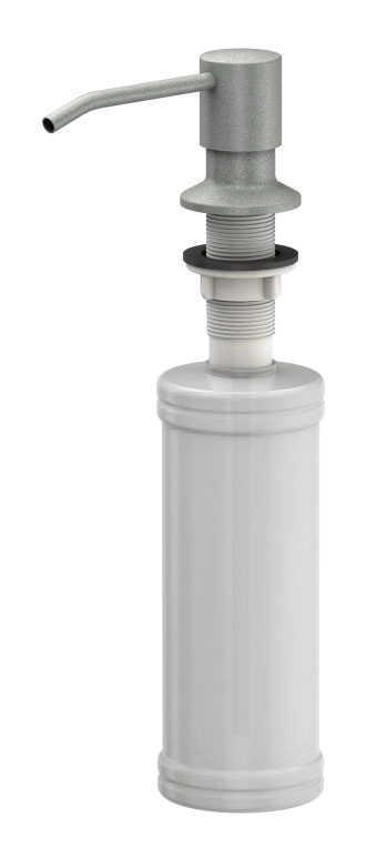 Dozownik do mydła Quadron Keira MFS1001GR Silver stone
