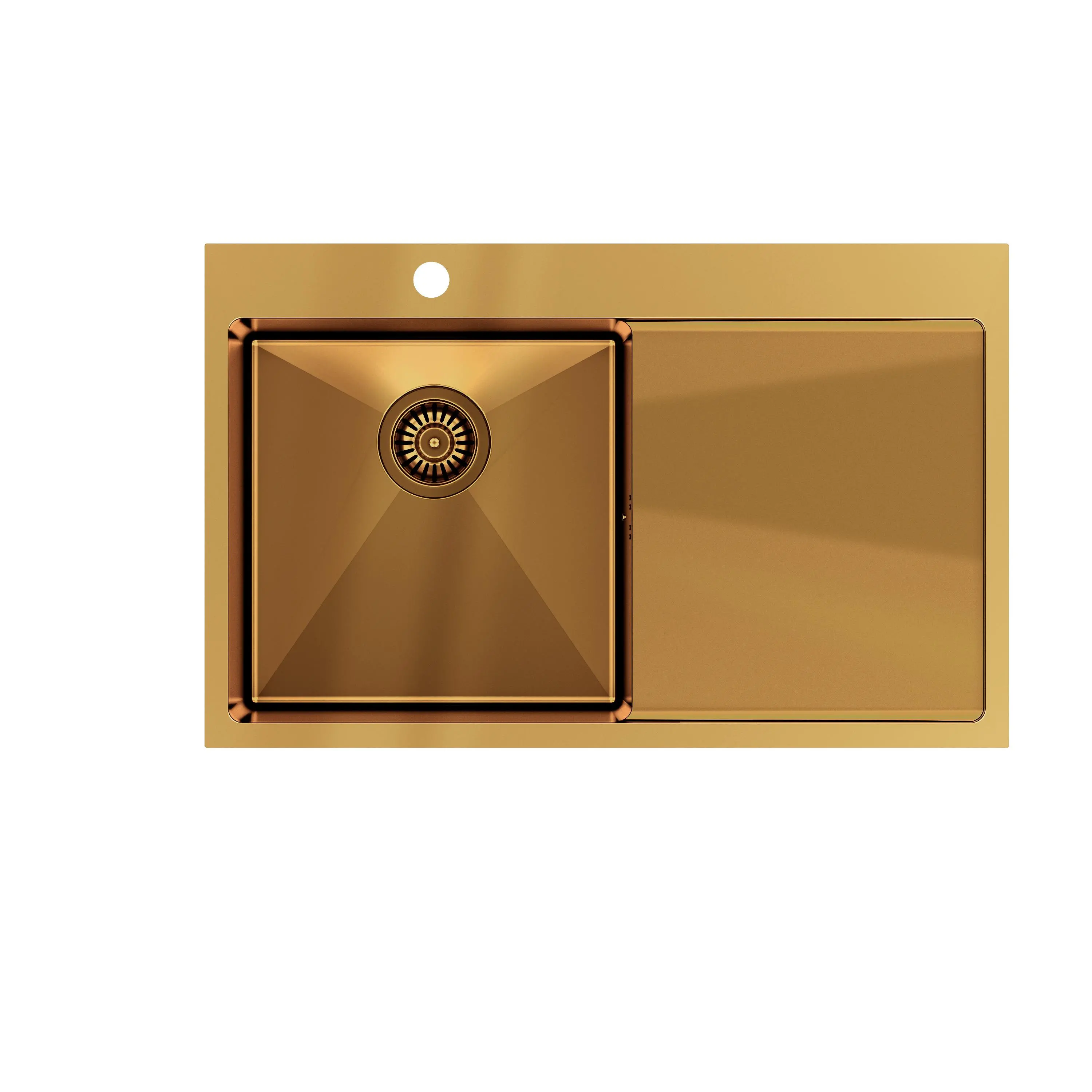 Zlewozmywak Quadron HB7912PVDBSC1 RUSSEL 111 Stalowy Miedź