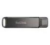 PenDrive SanDisk iXpand Luxe 128GB USB Typ C / Lightning Srebrno-czarny