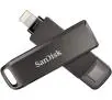 PenDrive SanDisk iXpand Luxe 128GB USB Typ C / Lightning Srebrno-czarny