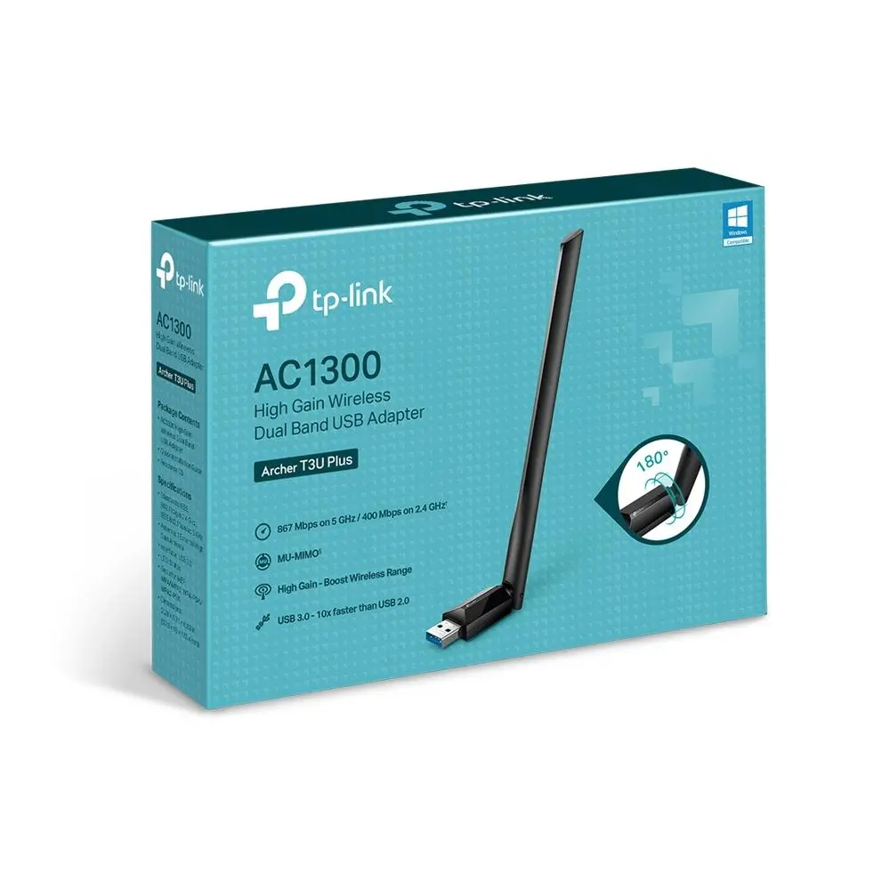 Karta sieciowa TP-LINK Archer T3U Plus Czarny