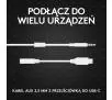 Słuchawki przewodowe z mikrofonem Logitech G333 Douszne Fioletowy