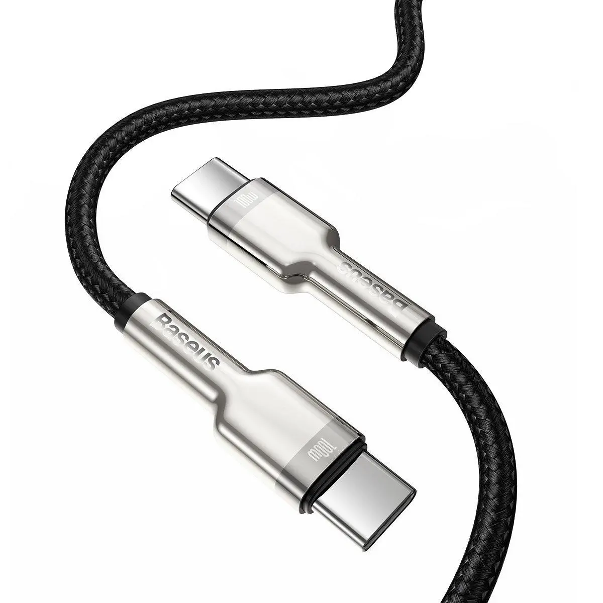 Kabel Baseus USB-C do USB-C Cafule 100W 2m Czarny