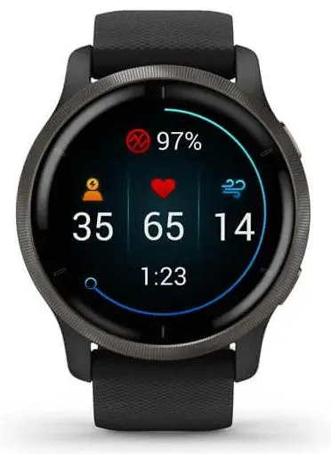 Smartwatch Garmin Venu 2 GPS Czarny