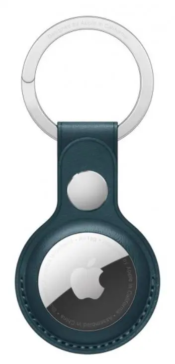 Brelok Apple Skórzany brelok do AirTag Niebieski