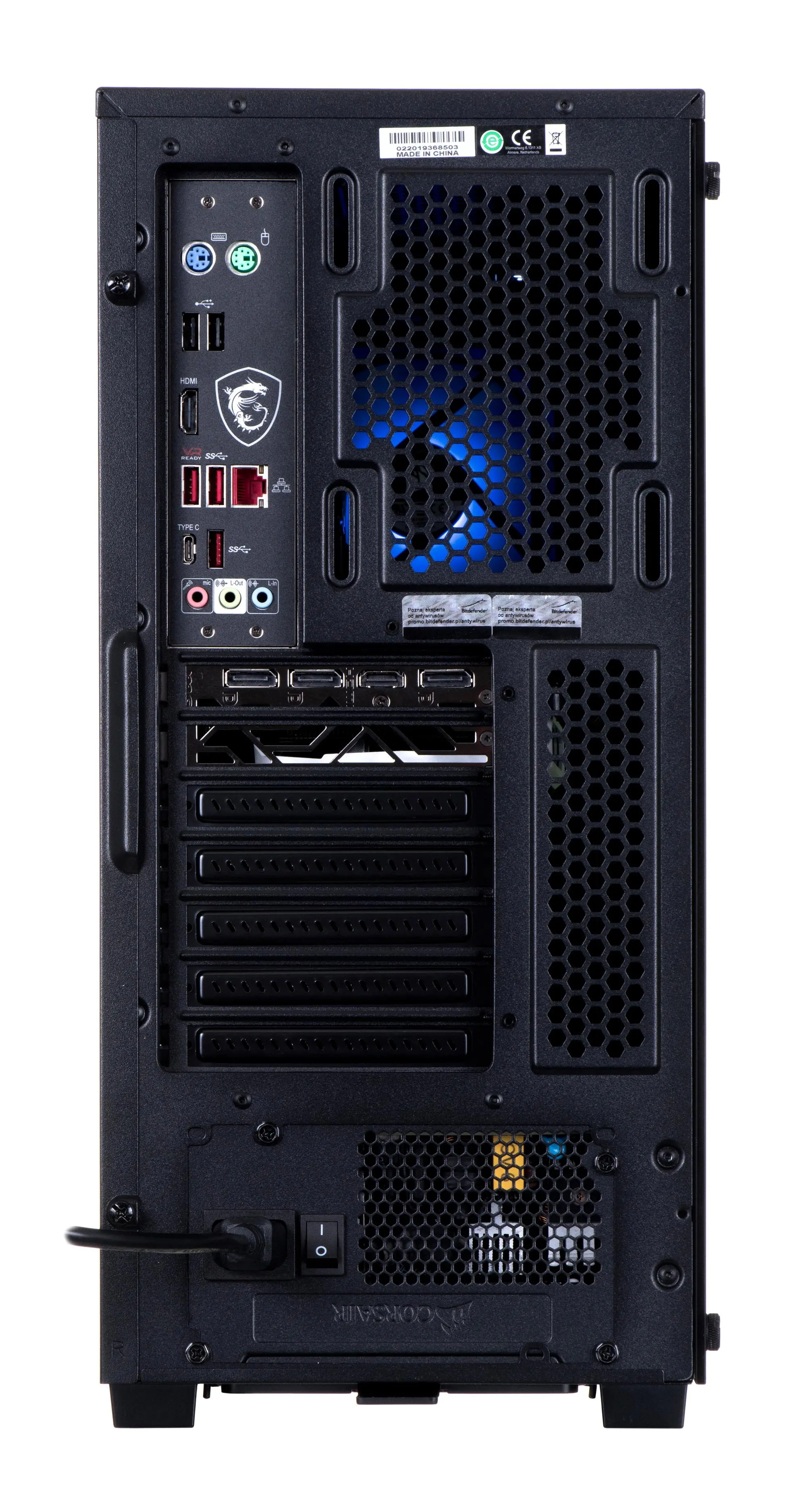 Komputer gamingowy Actina i5-9400F 16GB RAM 512GB Dysk SSD GTX1660S