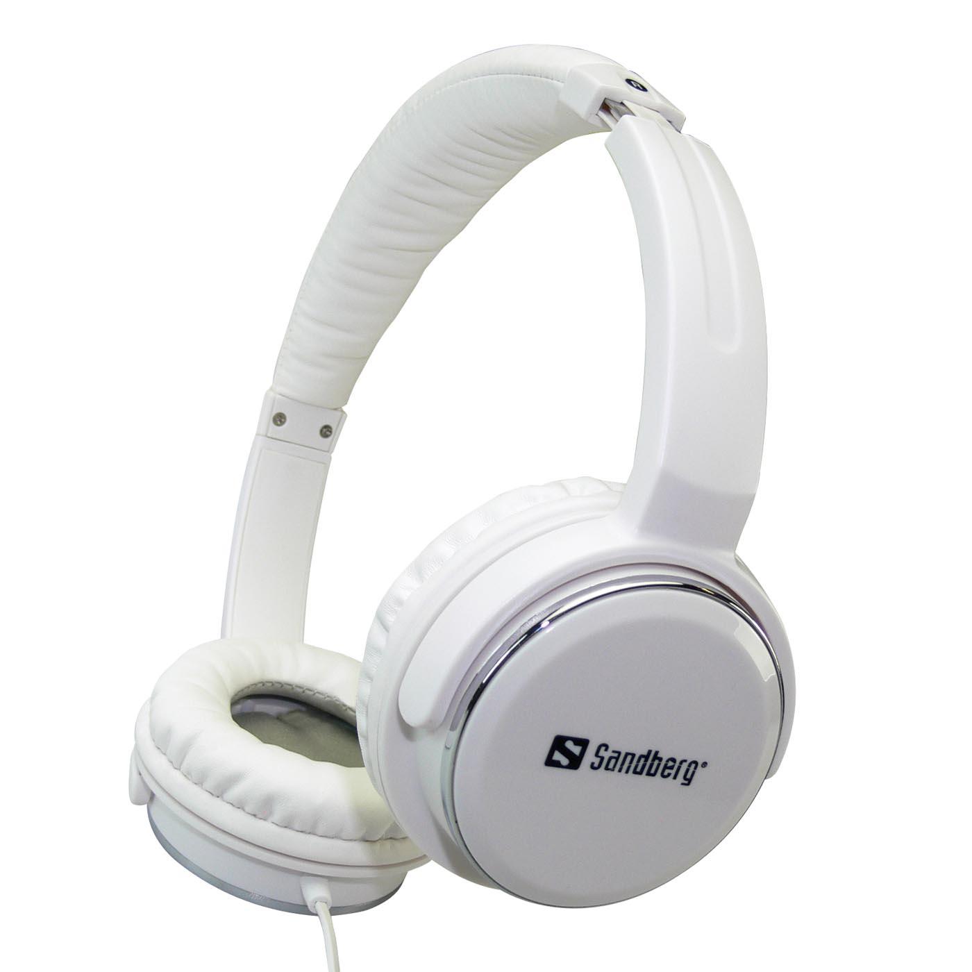 Słuchawki przewodowe Sandberg Home'n Street 125-89 (biały)