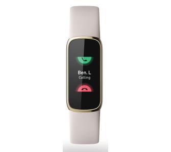 Smartband Fitbit by Google Luxe - biało-złoty