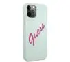 Etui Guess Silicone Vintage Script GUHCP12LLSVSBF do iPhone 12 Pro Max