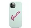 Etui Guess Silicone Vintage Script GUHCP12LLSVSBF do iPhone 12 Pro Max