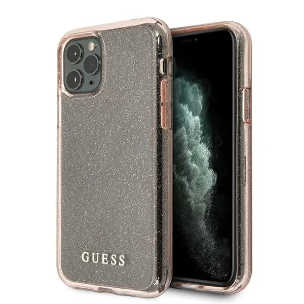 Etui Guess Glitter GUHCN58PCGLPI do iPhone 11 Pro Różowy