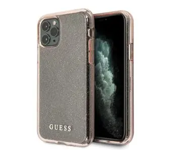 Etui Guess Glitter GUHCN58PCGLPI do iPhone 11 Pro Różowy