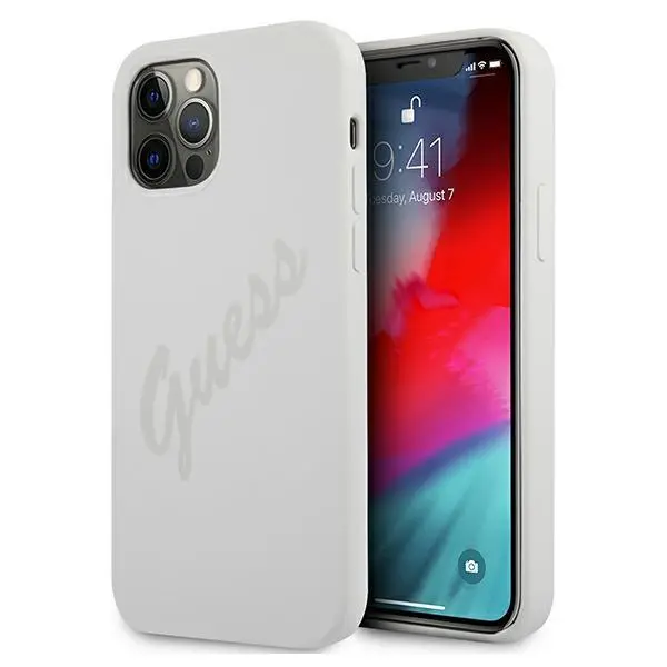 Guess Silicone Vintage Script GUHCP12MLSVSCR do iPhone 12/12 Pro