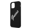 Etui Guess Silicone Vintage Script GUHCP12LLSVSBW do iPhone 12 Pro Max