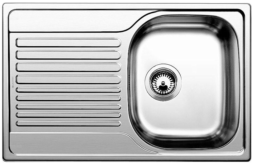 Zlewozmywak Blanco TIPO 45 S Compact 513442 - stalowy - wpuszczany w blat - ociekacz