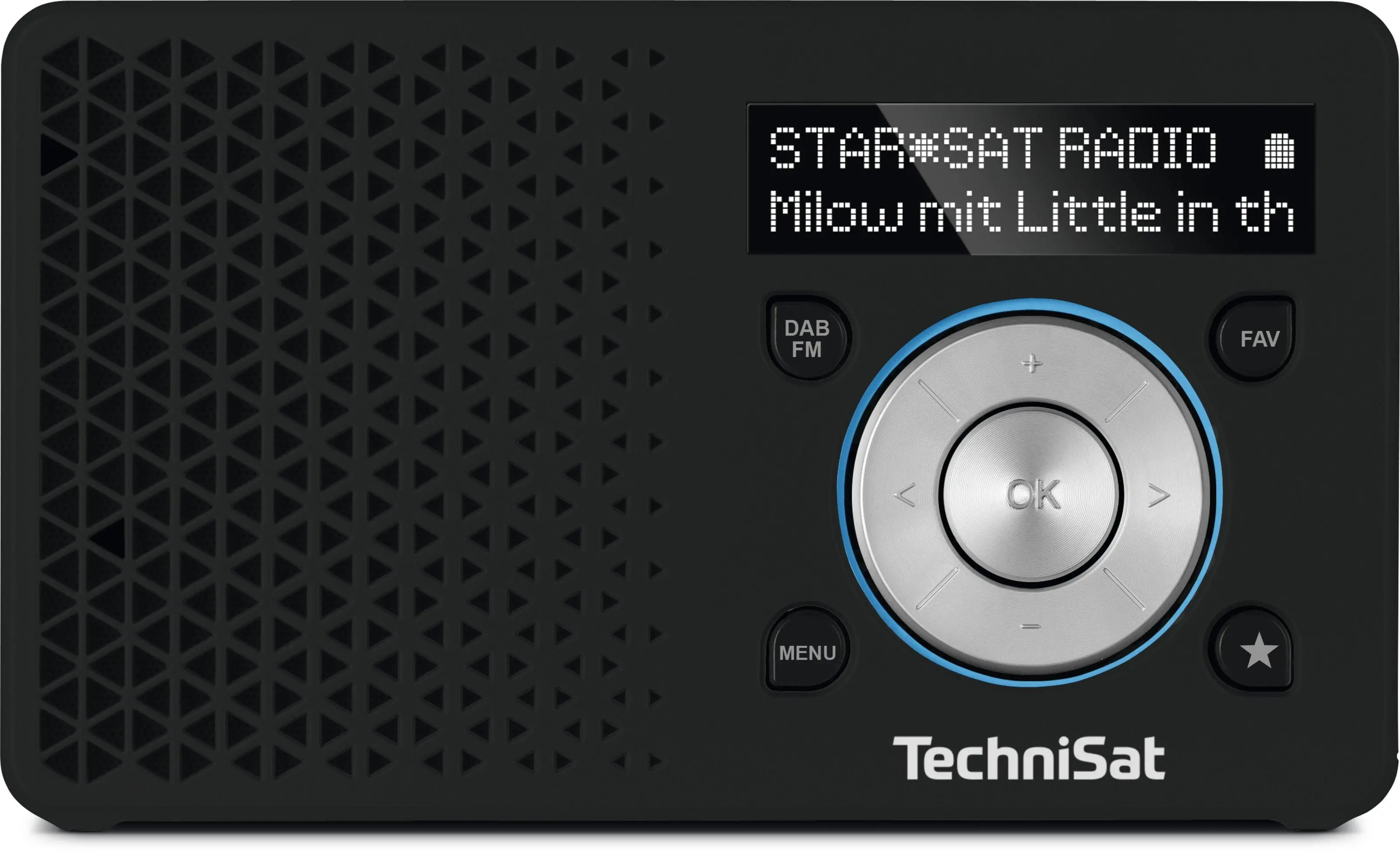 TechniSat DigitRadio 1 Radio FM DAB+ Czarno-srebrny