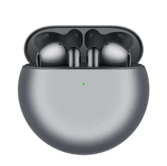 Słuchawki bezprzewodowe Huawei FreeBuds 4 ANC z etui ładującym Douszne Bluetooth 5.2 Srebrny