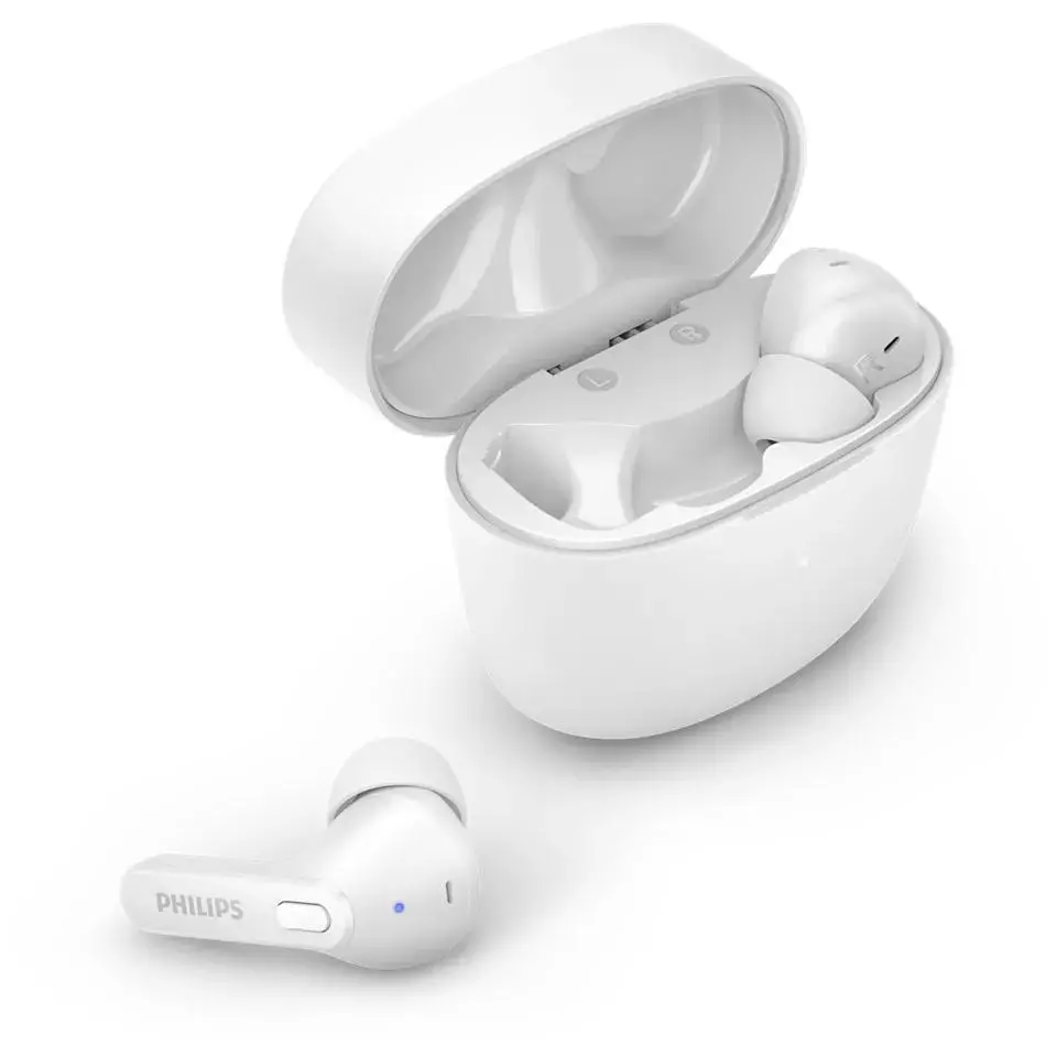 Słuchawki bezprzewodowe Philips TAT2206WT/00 Dokanałowe Bluetooth 5.0 Biały