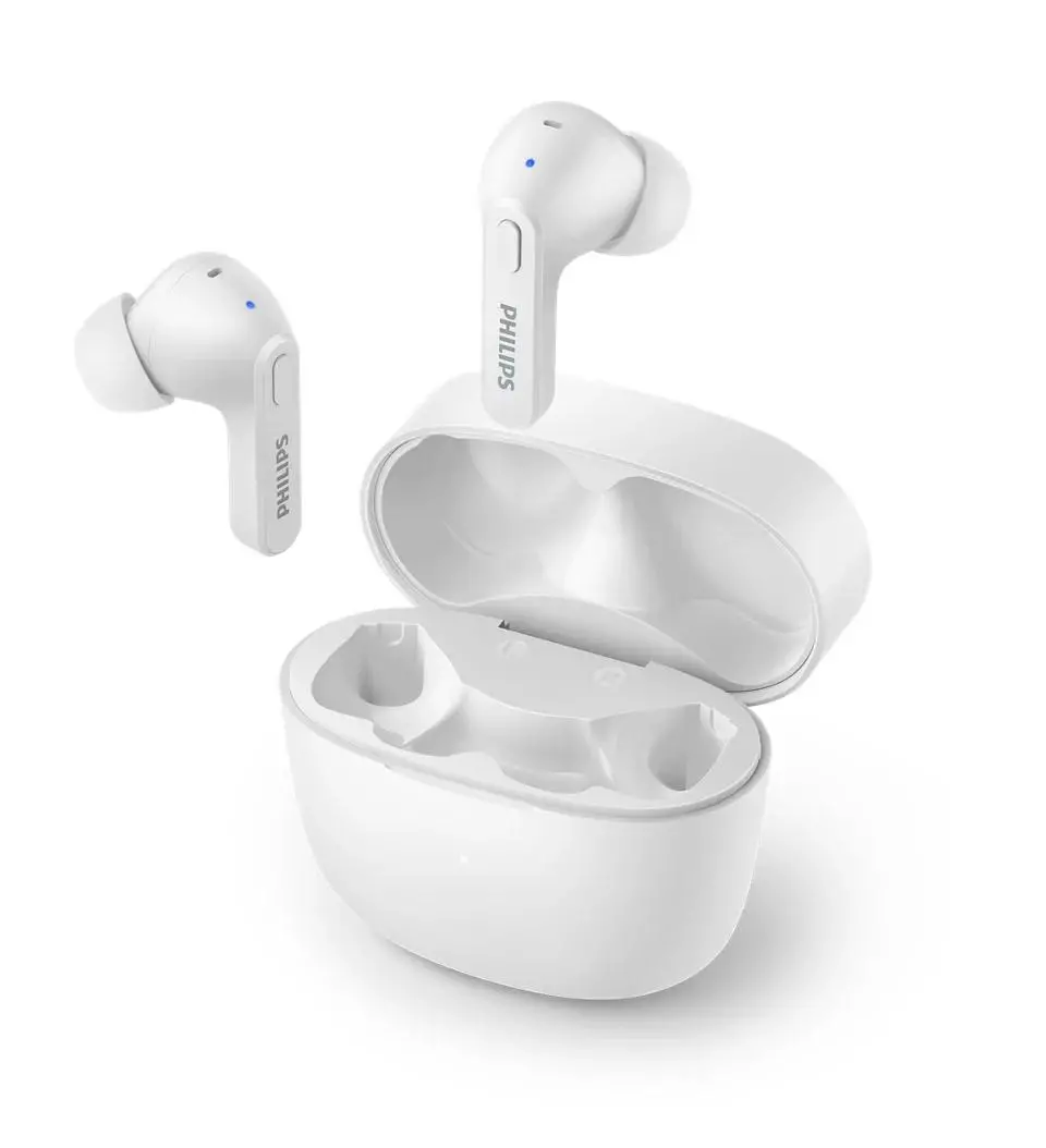 Słuchawki bezprzewodowe Philips TAT2206WT/00 Dokanałowe Bluetooth 5.0 Biały