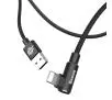Kabel Baseus MVP Elbow USB do Lightning 1m Czarny