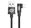 Kabel Baseus MVP Elbow USB do Lightning 1m Czarny