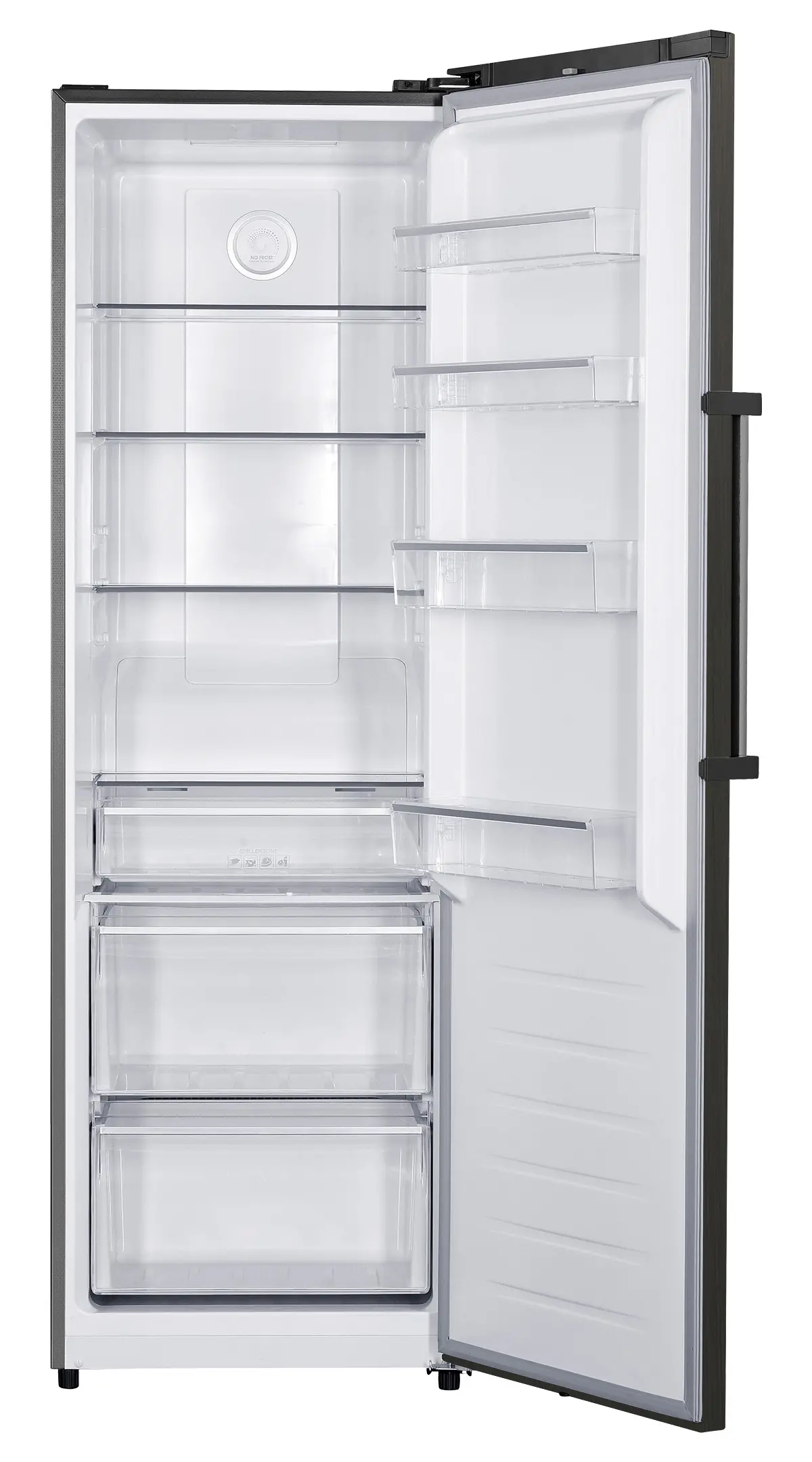 Lodówka MPM 387-CJF-22 Chłodziarka No Frost 185cm Szuflada z kontrolą wilgotności Dark inox