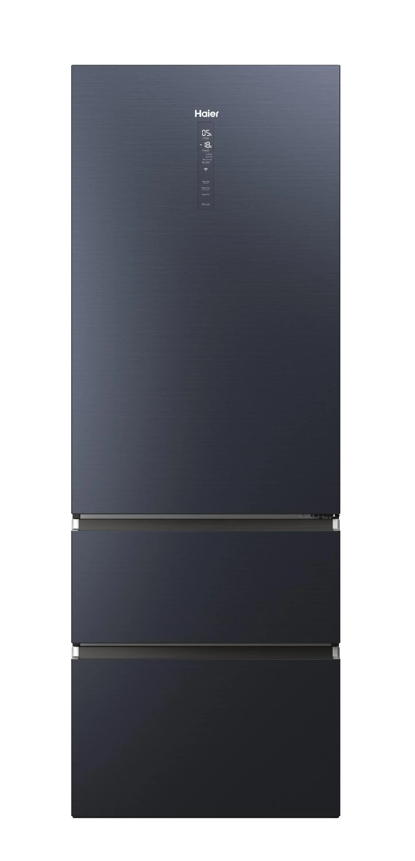 Lodówka Haier Seria 7 HTW7720ENMB Pełny No Frost 200,6cm Szuflada z kontrolą wilgotności Zdalne sterowanie Czarny