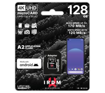 Karta pamięci GoodRam microSDXC IRDM 128GB V30 A2 170/120Mb/s