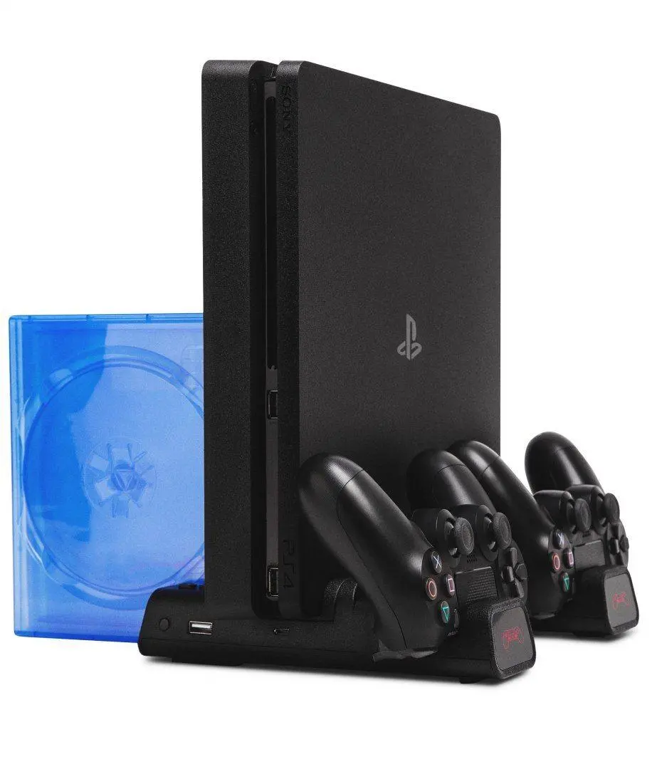 Podstawka FroggieX FX-P4-C3-B Dokująca i chłodząca do PS4