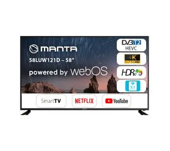 Telewizor Manta 58LUW121D 58" LED 4K Smart TV DVB-T2