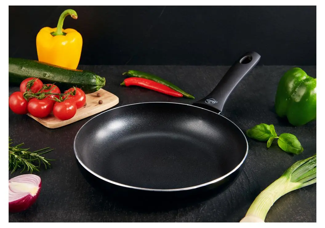 Patelnia La Bonita Onyx LB28P005 28cm Powłoka nieprzywierająca Aluminiowa