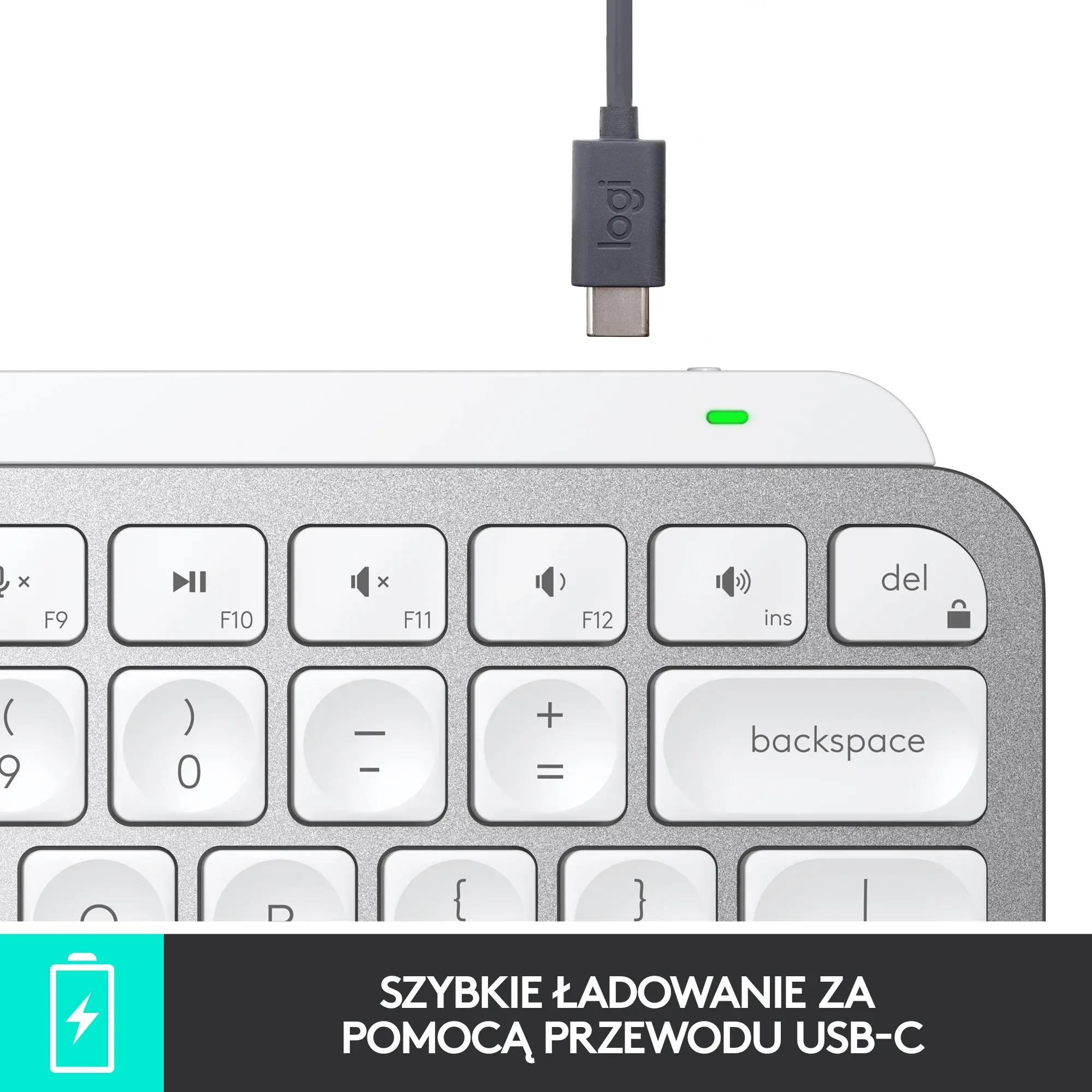 Klawiatura membranowa Logitech MX Keys Mini Szary