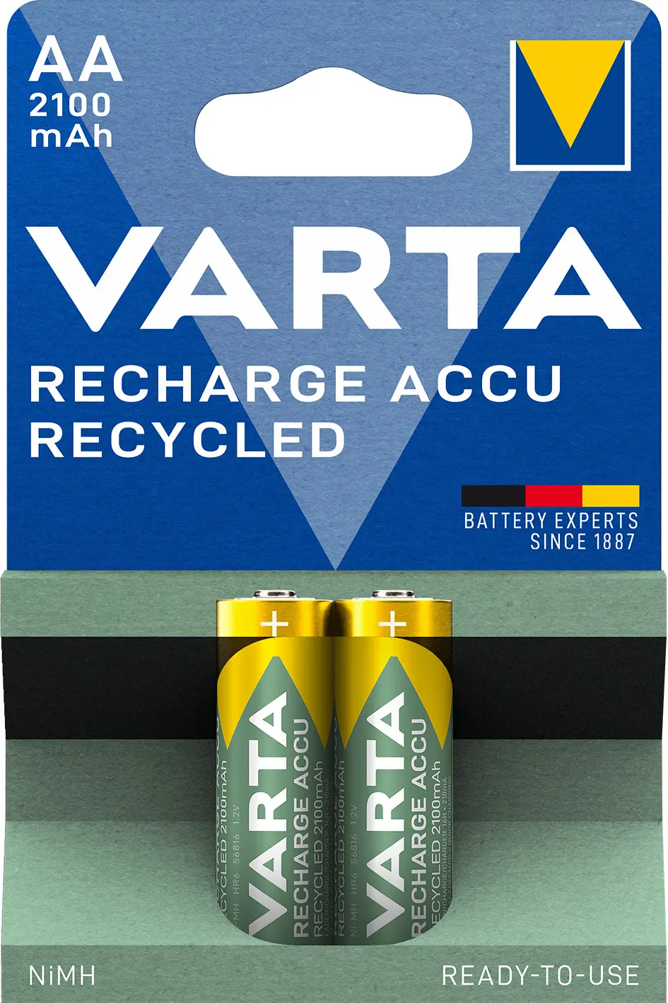 Akumulatorki VARTA Rechargeable ACCU Recycled AA 2100mAh 2szt.