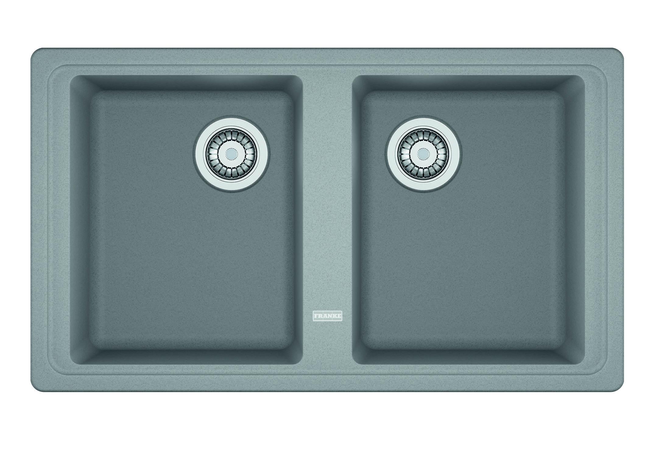 Zlewozmywak Franke Basis BFG 620 - szary kamień - granitowy - wpuszczany w blat