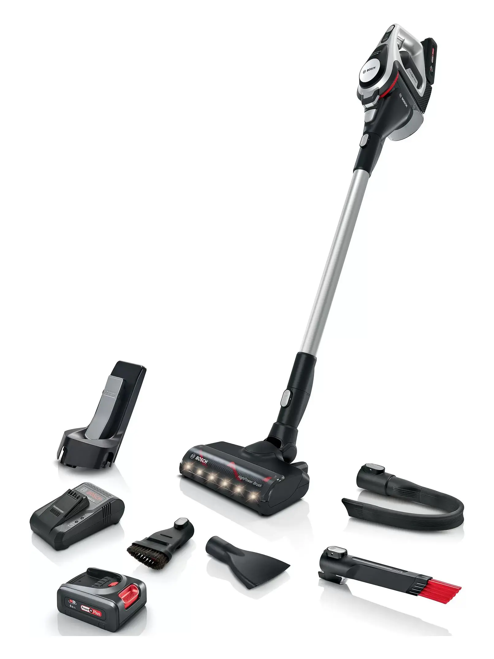 Odkurzacz Bosch Unlimited Serie 8 BCS8224WA 130min Wymienny akumulator